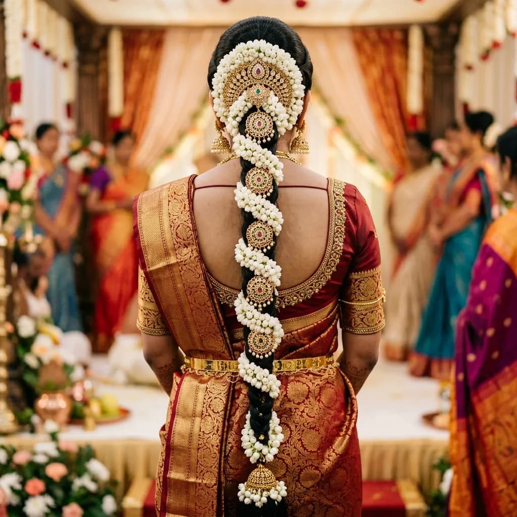 Bridal dressing final touch
