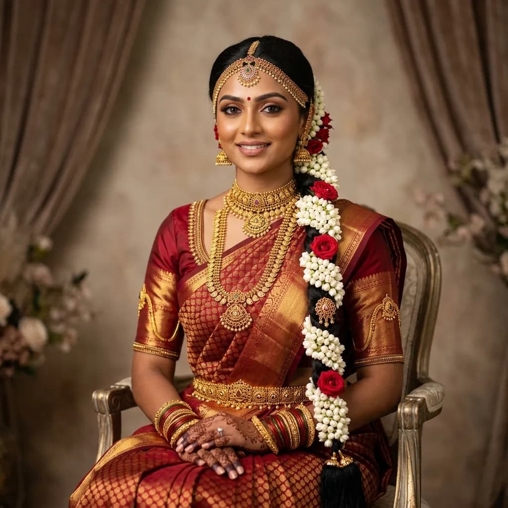 Traditional South Indian Bridal Makeup